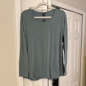 RBX Green Long Sleeve Exercise Shirt